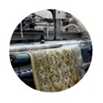 этап чистки ковра