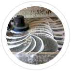 этап чистки ковра